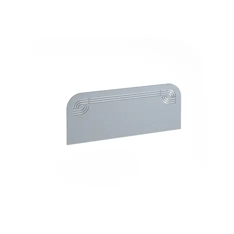 Offset Acoustic Desktop Screen - 1000mm - Light Grey